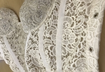 Beaded corset