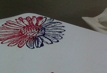 Silkscreen printing in the 3Dimensional Design class